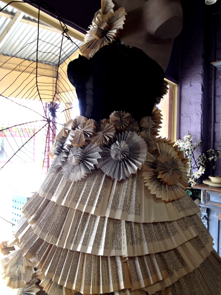 Mady Cook - Paper Dress (detail) (yr 10 student)